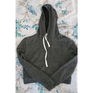 Cropped Grey Hoodie